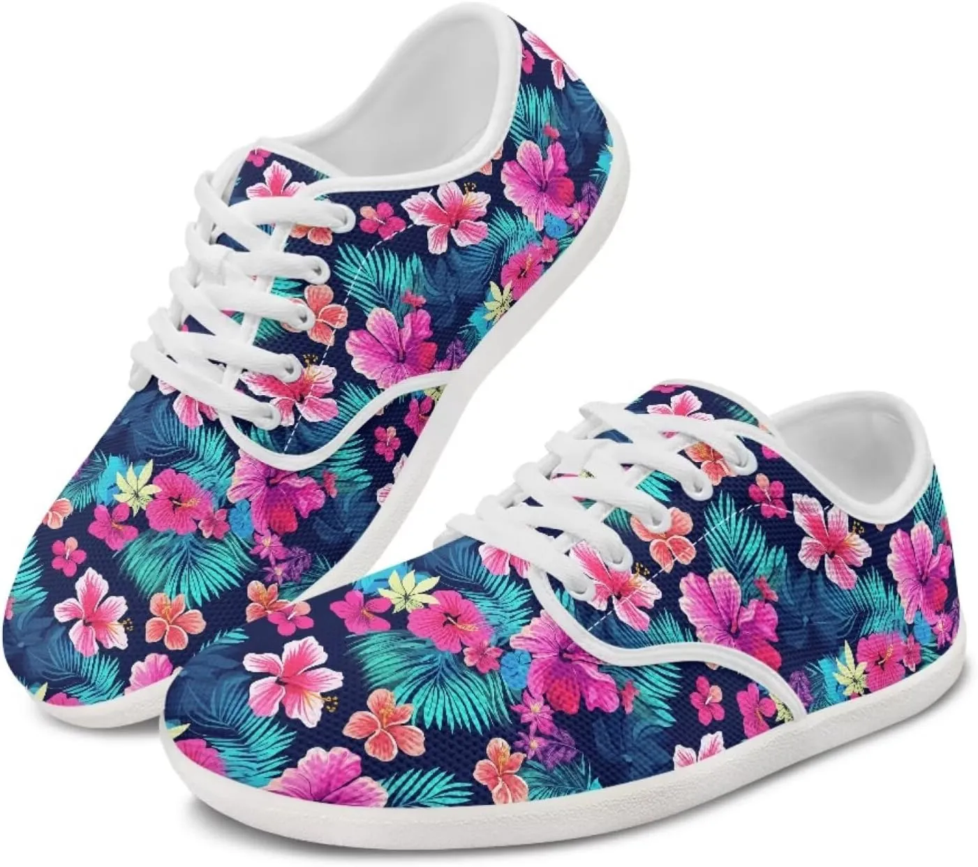 UNICEU Women's Barefoot Shoes Wide Toe Box Zero Drop Walking Sneakers Breathable Fashion Non-Slip Outdoor Footwear