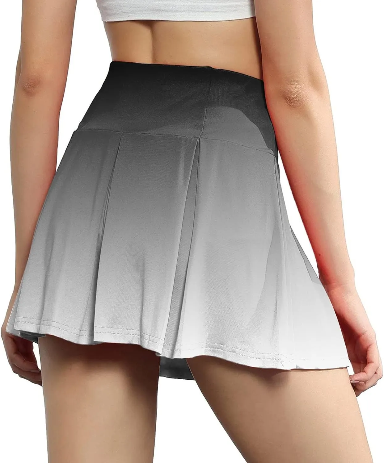 Woman Casual Skorts 2025 Summer Athletic Skirt with Built-in Shorts Yoga Running Skort Ladies Beach Vacation Clothes