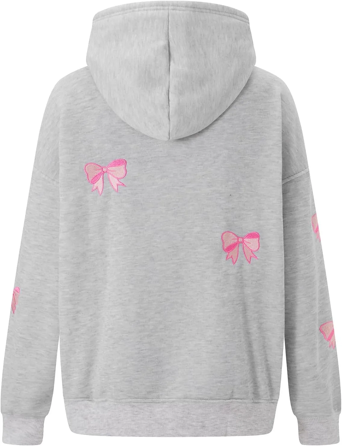 Women Floral Print Preppy Hoodies Y2k Long Sleeve Oversized Sweatshirt Aesthetic Flower Graphic Hooded Pullover Top