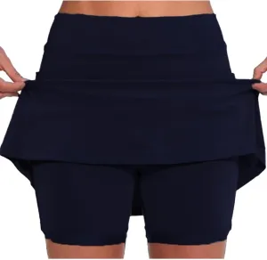 Women Golf Skorts with Pockets Tummy Control High Waisted Gym Skorts Athletic Sports Pants Tennis Skort Dress