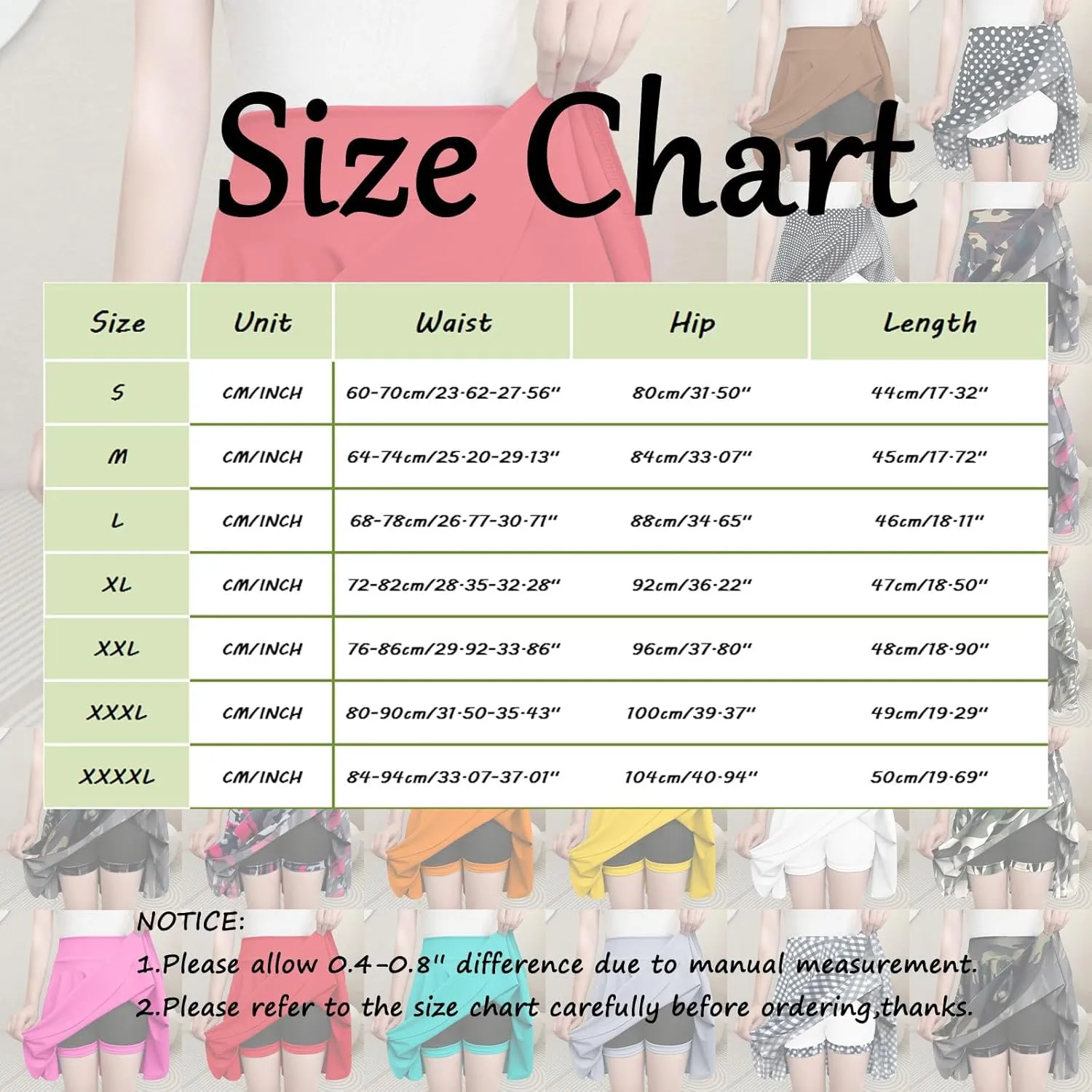 Women Tennis Skirt Pleated Casual Mini High Waist Built-in Shorts Skater Madi Skirts Performance Athletic Skort Dress