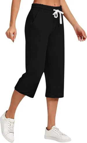 Womens Cotton Linen Palazzo Pants Loose Cotton and Linen Casual Pants Wide Leg Long Lounge Pant Trousers Straight