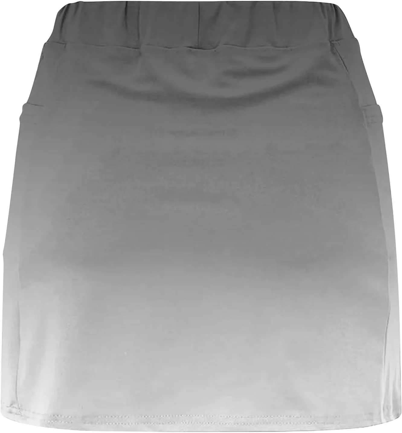 Womens Golf Skorts High Waist Athletic Skirt with Shorts Fashion Gradient Yoga Skirts Pants Summer Running Clothes