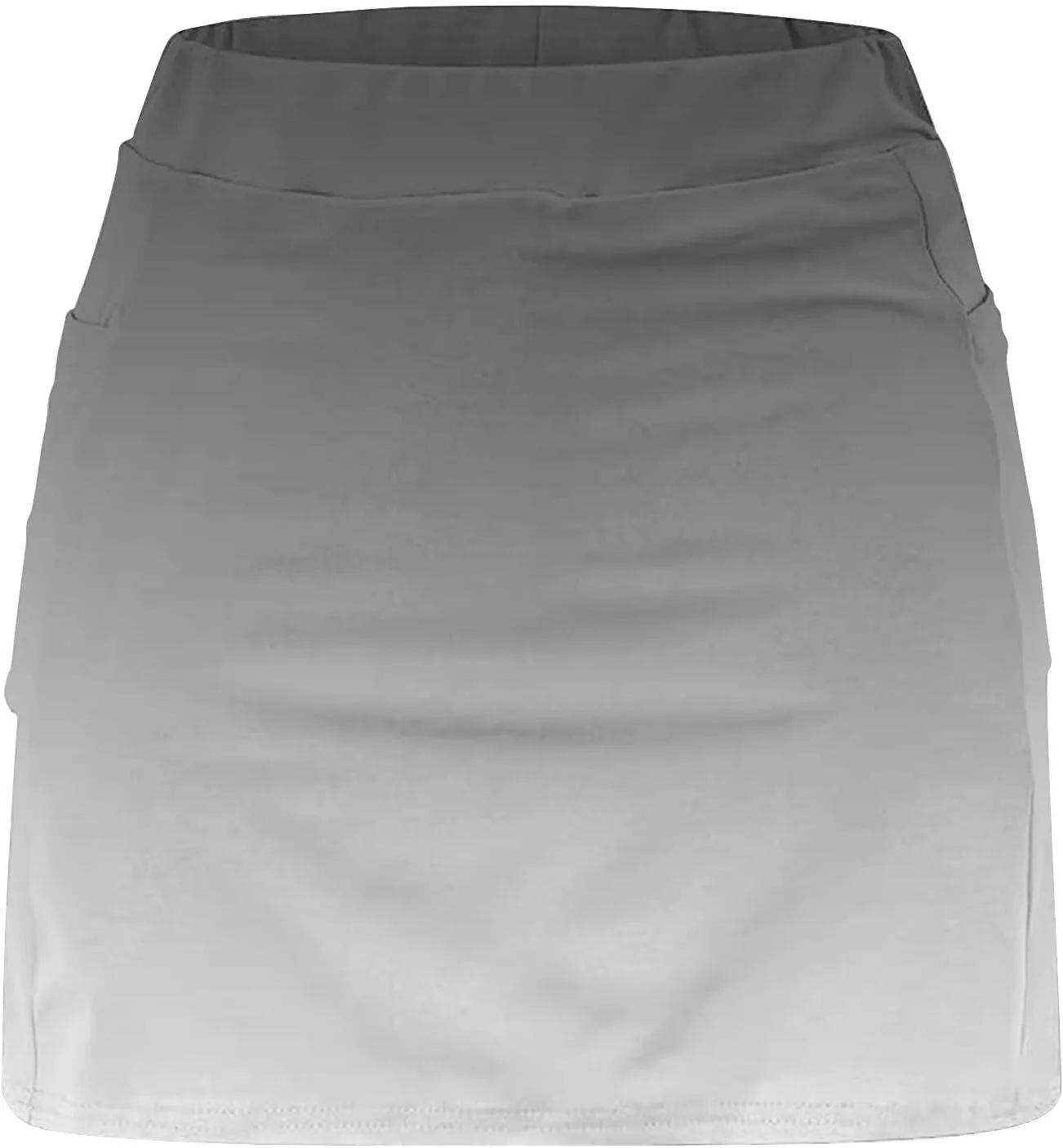 Womens Golf Skorts High Waist Athletic Skirt with Shorts Fashion Gradient Yoga Skirts Pants Summer Running Clothes