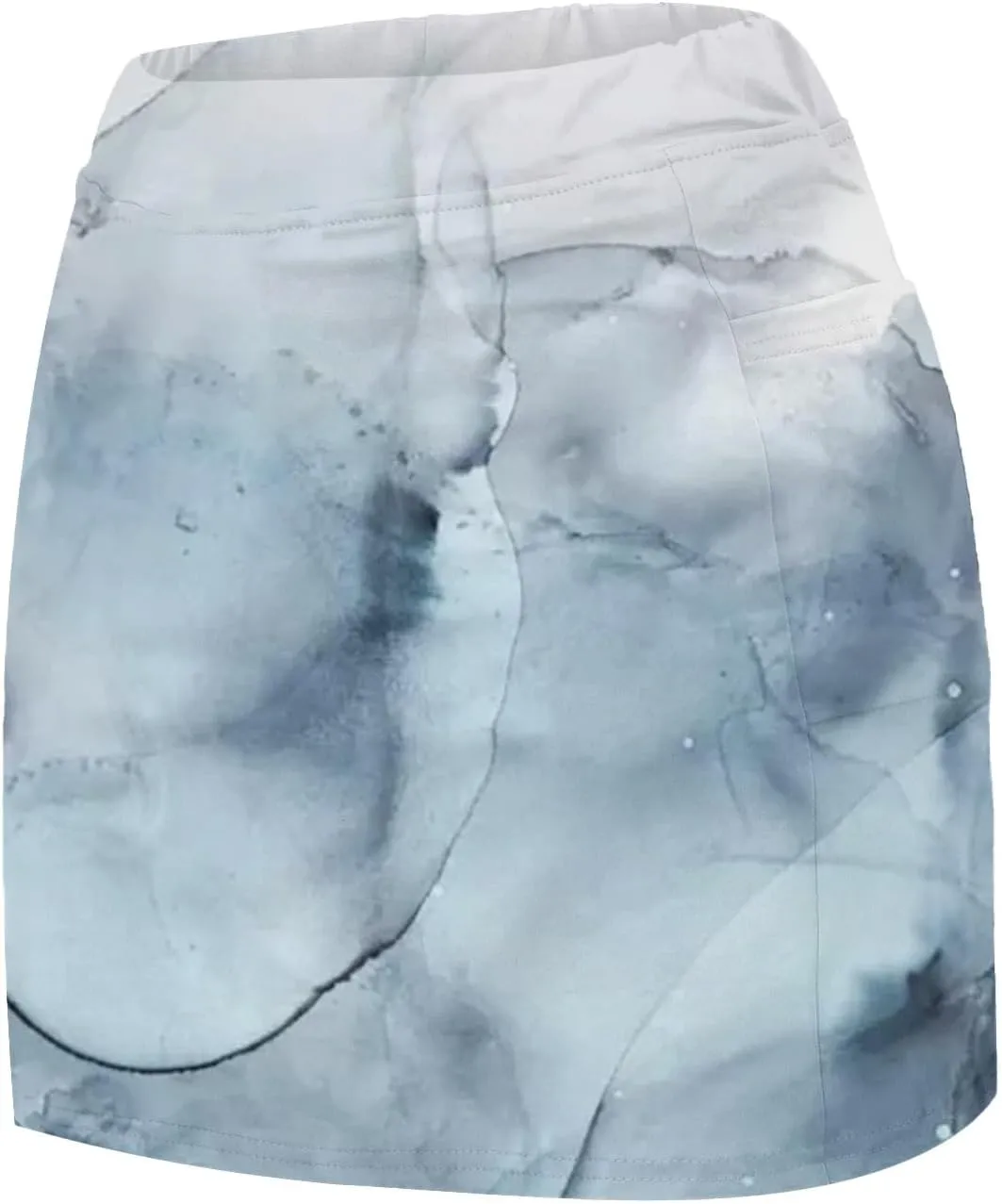 Women's High Waisted Skirts with Built in Shorts Athletic Tennis Skort Tie-Dye Print Gym Yoga Golf Short Dress Plus Size 2024
