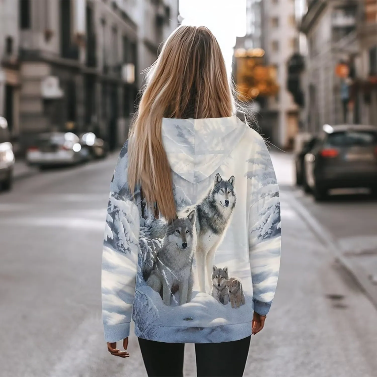 Womens Hoodies Oversized Sweatshirts Drop Shoulder Sweater Shirts Drawstring Pullover