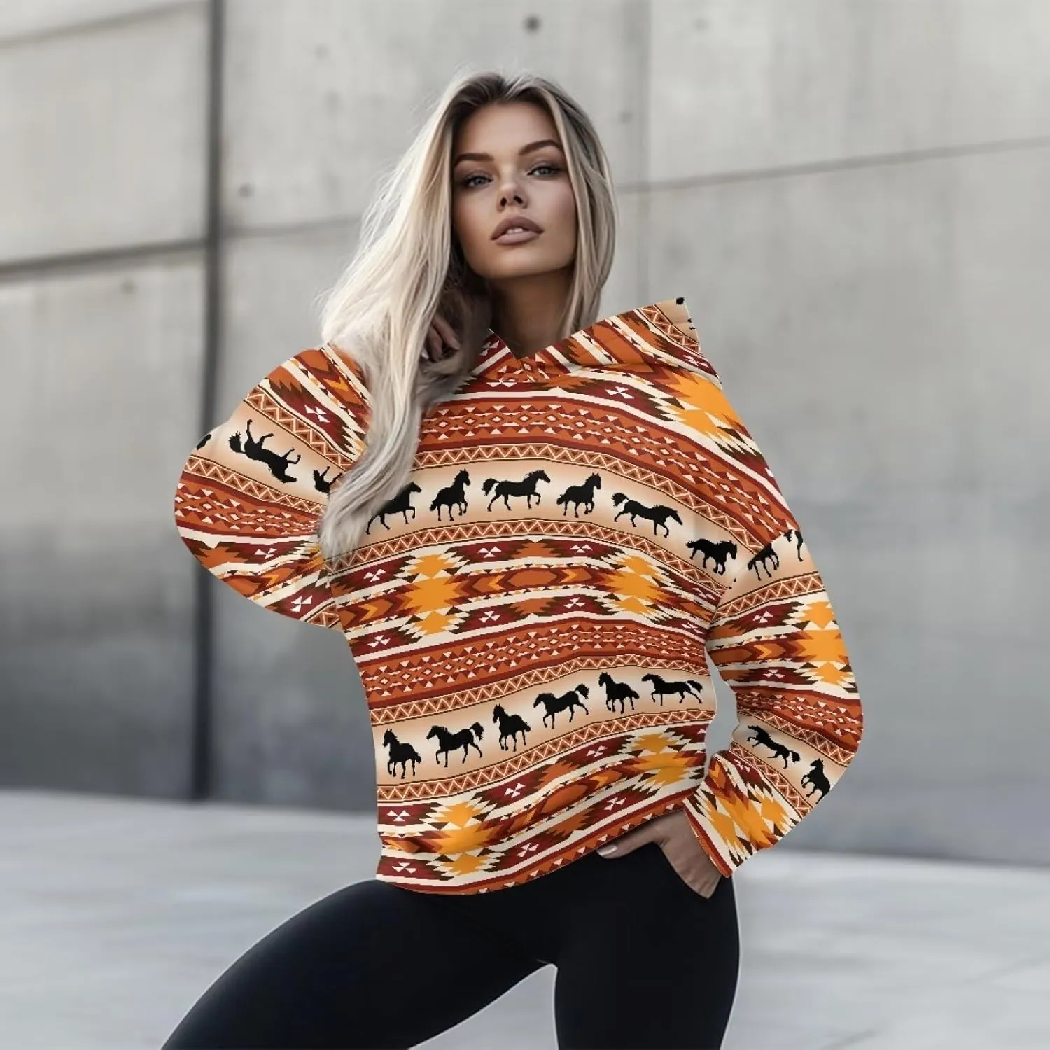 Womens Hoodies Oversized Sweatshirts Drop Shoulder Sweater Shirts Drawstring Pullover