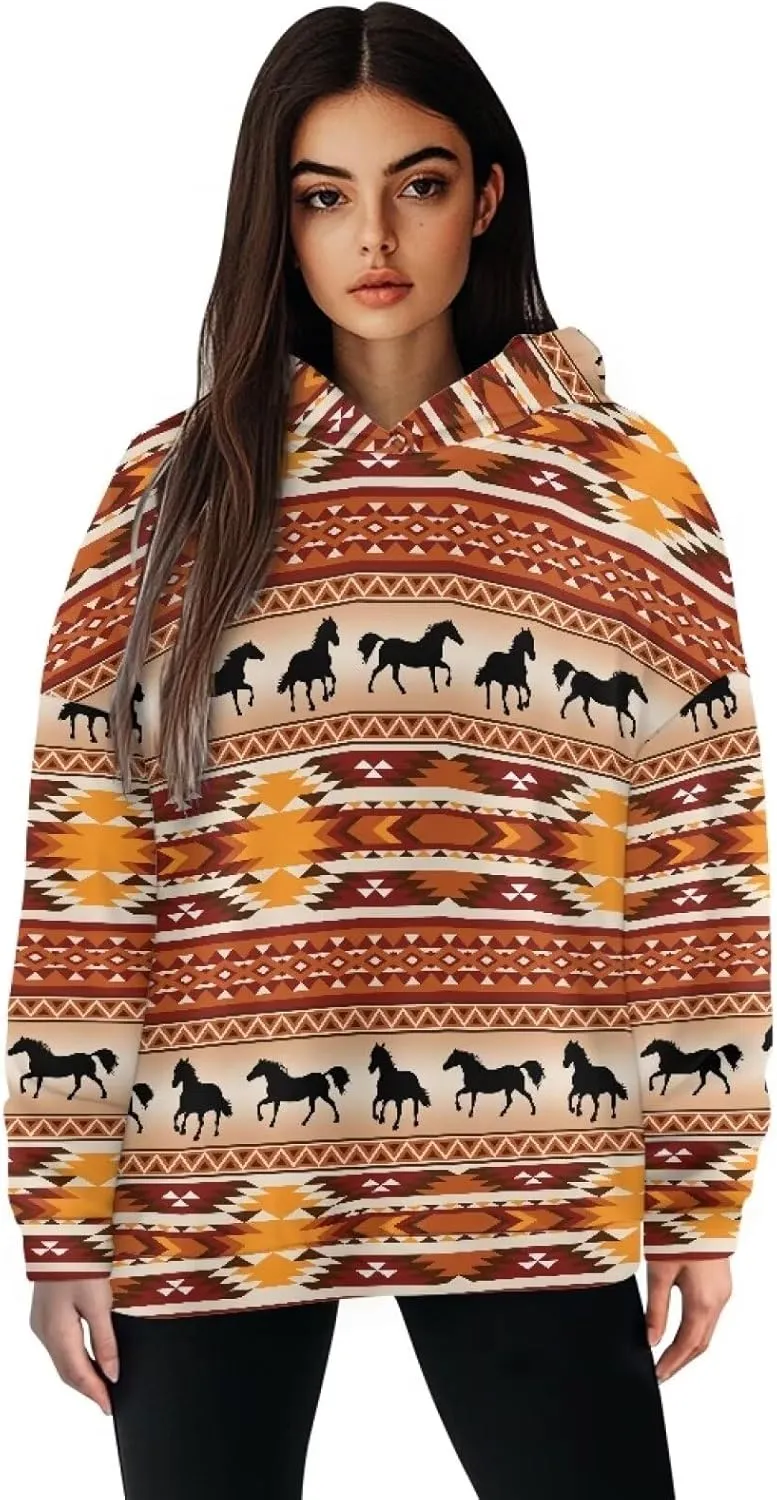 Womens Hoodies Oversized Sweatshirts Drop Shoulder Sweater Shirts Drawstring Pullover