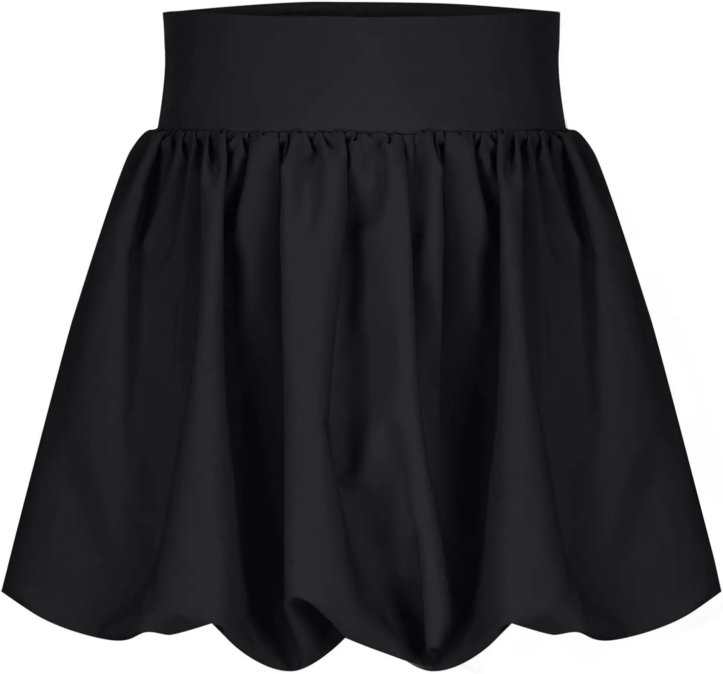 Women's Mid Waist Pleated Bubble Skirts Summer Cute Mini Skirt Sexy Casual Skorts 2025 Trendy Boho Skirt