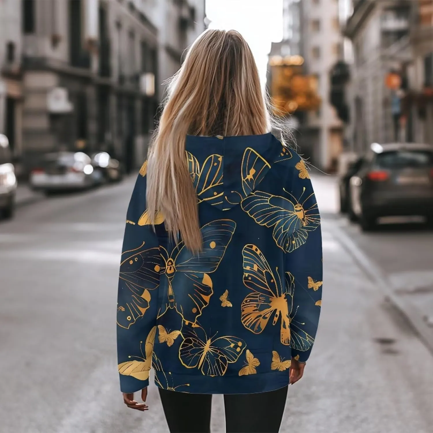 Womens Oversized Sweatshirts Athletic Hoodies Long Sleeve Pullover Hooded Tops