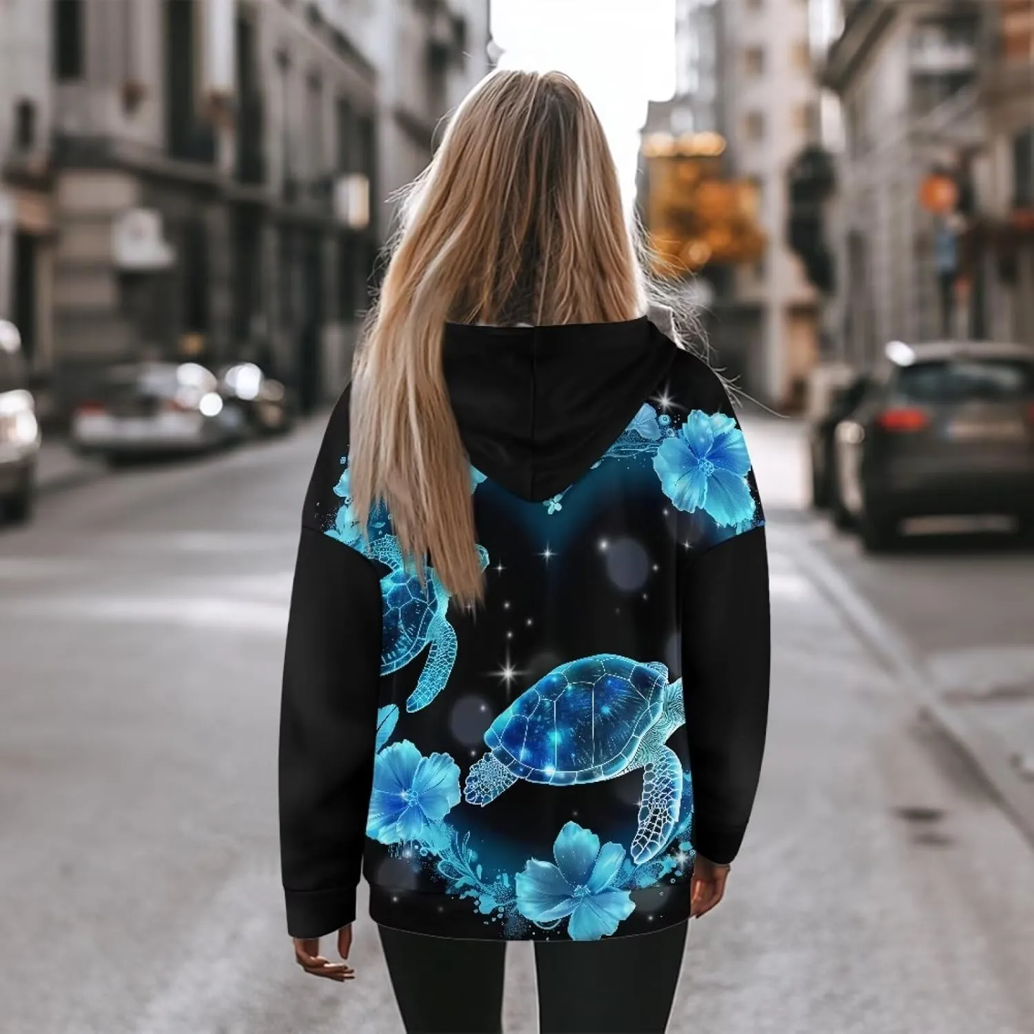 Womens Oversized Sweatshirts Athletic Hoodies Long Sleeve Pullover Hooded Tops
