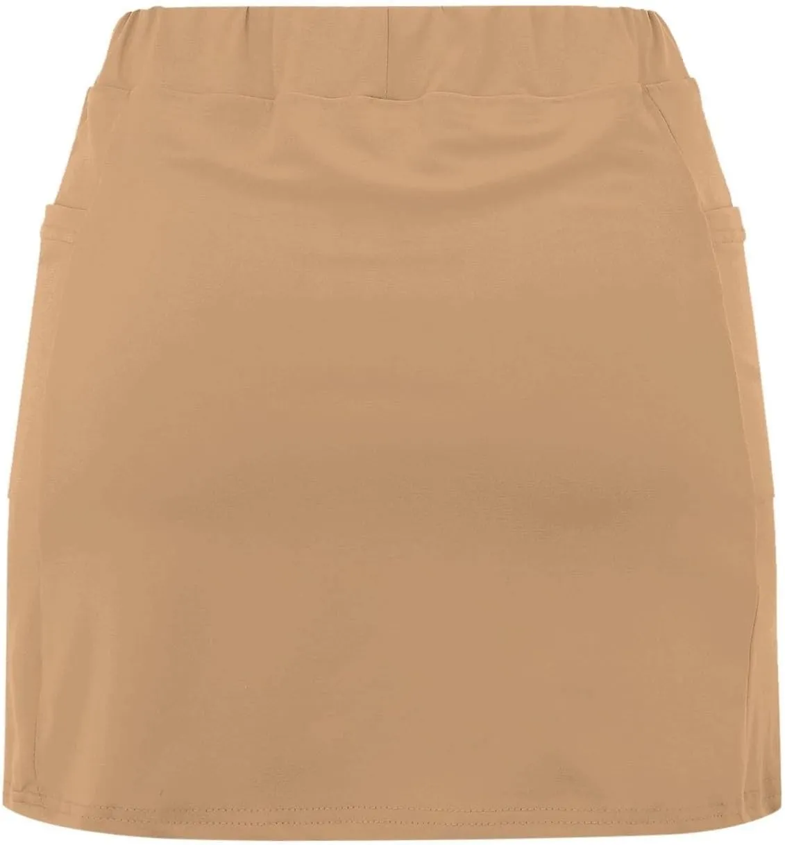 Womens Skorts with Pockets, Tummy Control High Waisted Athletic Sports Shorts Skirts Solid Tennis Yoga Gym Culottes