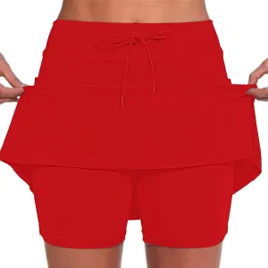 Womens Tennis Skirt with Pockets High Waisted Athletic Skorts Skirts for Golf Running Workout