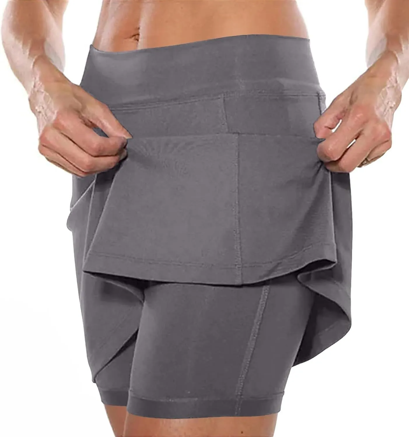 Womens Tennis Skirt with Pockets High Waisted Athletic Skorts Skirts for Golf Running Workout
