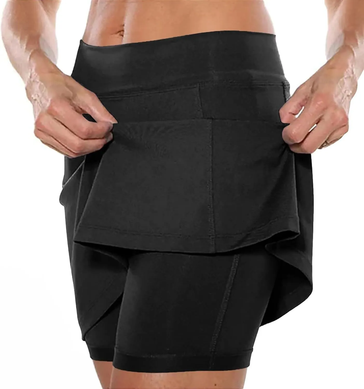 Womens Tennis Skirt with Pockets High Waisted Athletic Skorts Skirts for Golf Running Workout