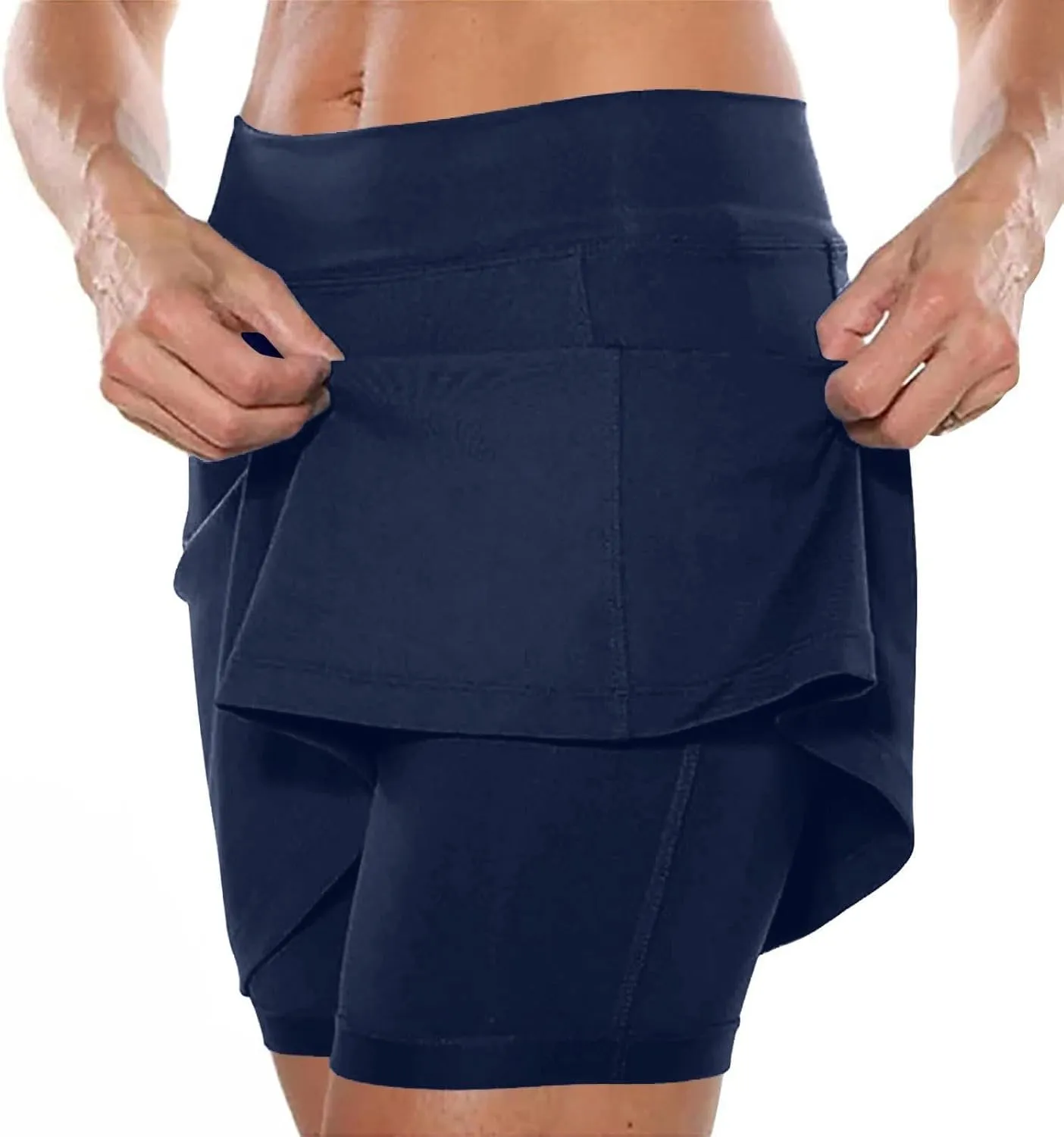 Womens Tennis Skirt with Pockets High Waisted Athletic Skorts Skirts for Golf Running Workout