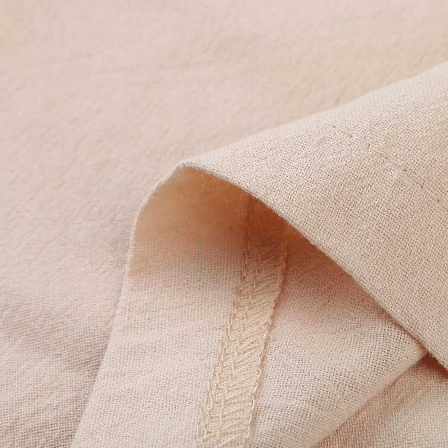 Women's Wide Leg Cotton Linen Pants Summer Flowy Beach Pants Drawstring High Waisted Palazzo Pants Plus Size Yoga Trousers