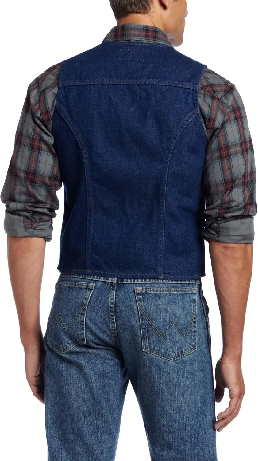 Wrangler Men's Unlined Denim Vest
