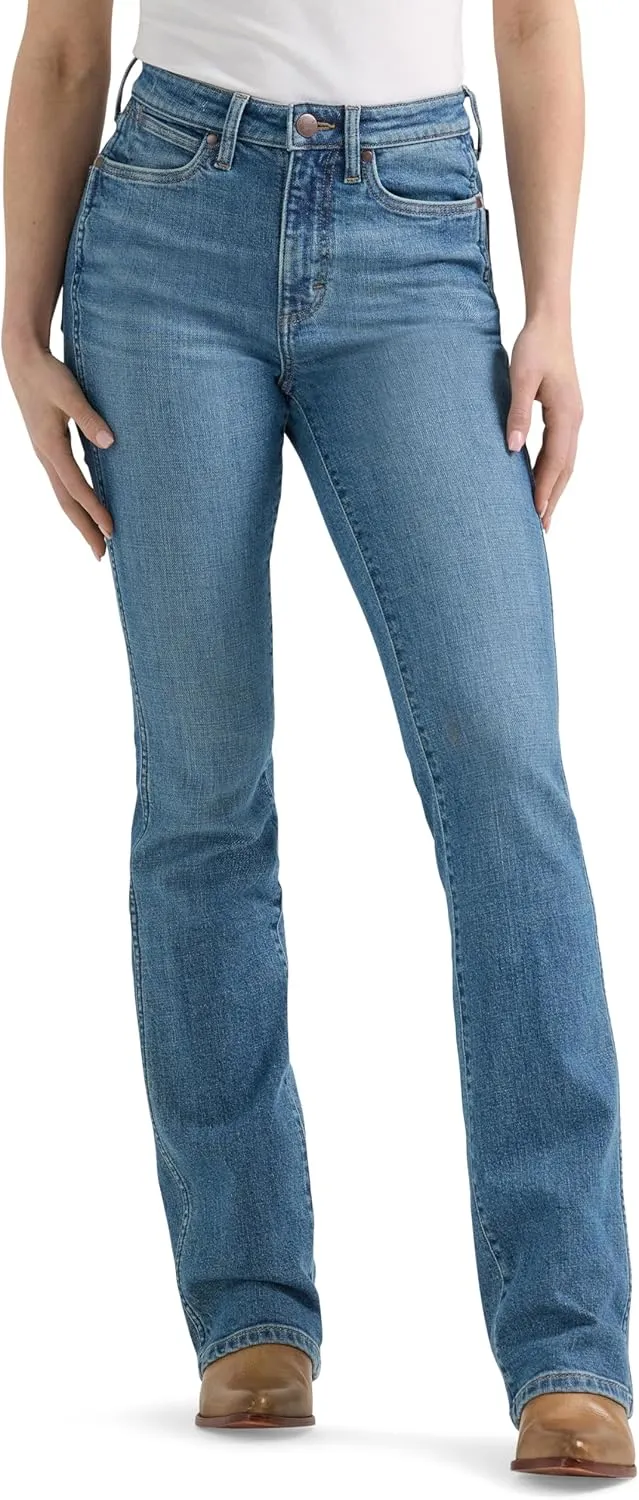 Wrangler Western Women's Retro Bailey High-Rise Bootcut Jean