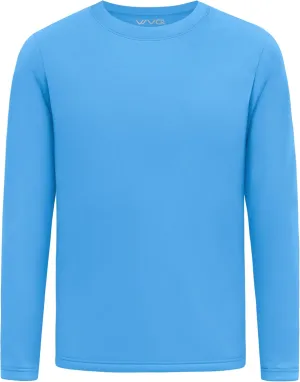 Youth Neon Shirts Dry Fit Long Sleeve Athletic T-Shirts Boys Girls UPF 50  Quick Dry Neon Shirt for Kids 2T to Youth