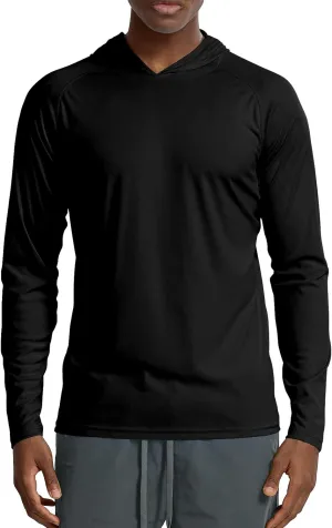 Zengjo Men's Lightweight Pullover Hoodie - Hooded Long Sleeve Workout Shirts